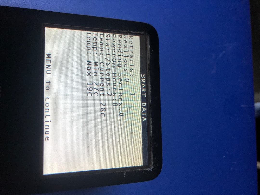 iPod Classic 第6世代80GB 液晶微欠陥　電池新品