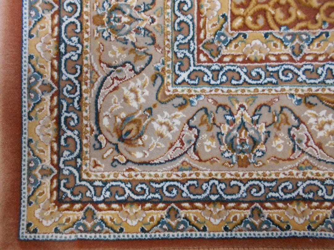 立体柄、144万ノット！本場イラン産 絨毯！ 100×150cm-200491