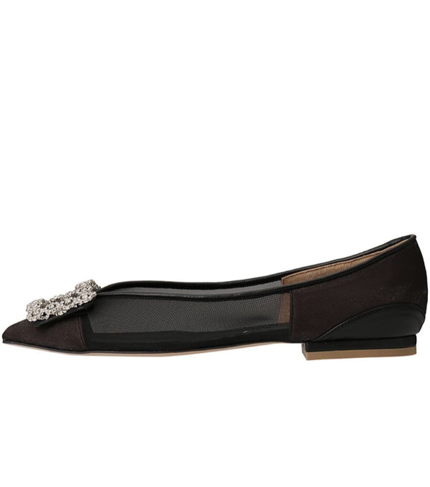 【新品 未使用】ピッピシック　ブラック　ビジュー23.5cm