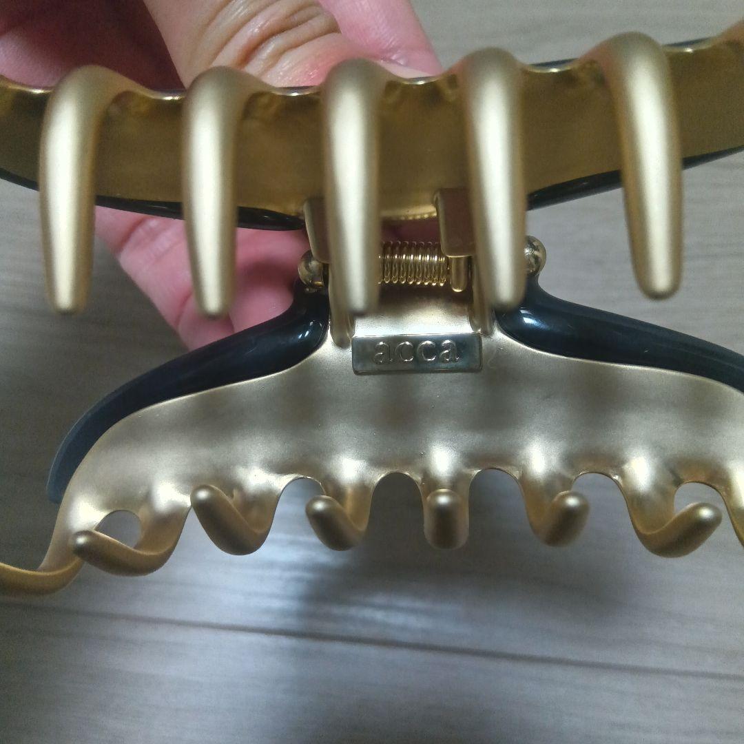 accaティアラクイーンクリップLサイズ★ダークグレーDGY★アッカ