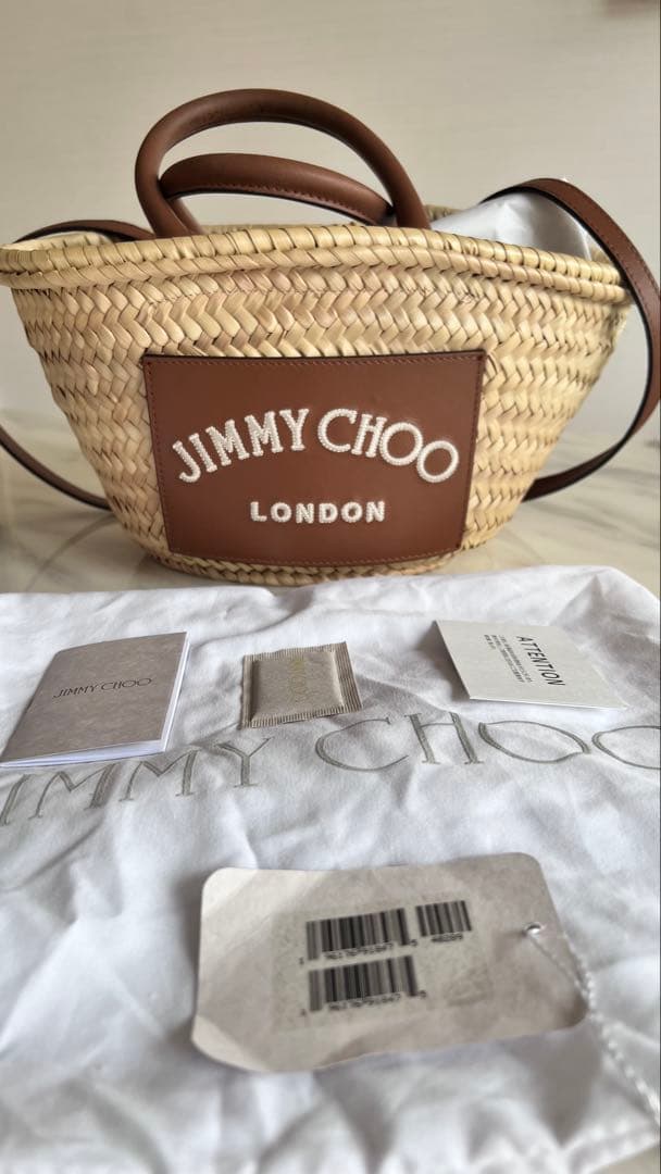 値下げ‼️JIMMY CHOO かごバッグ トートバッグ 2 way