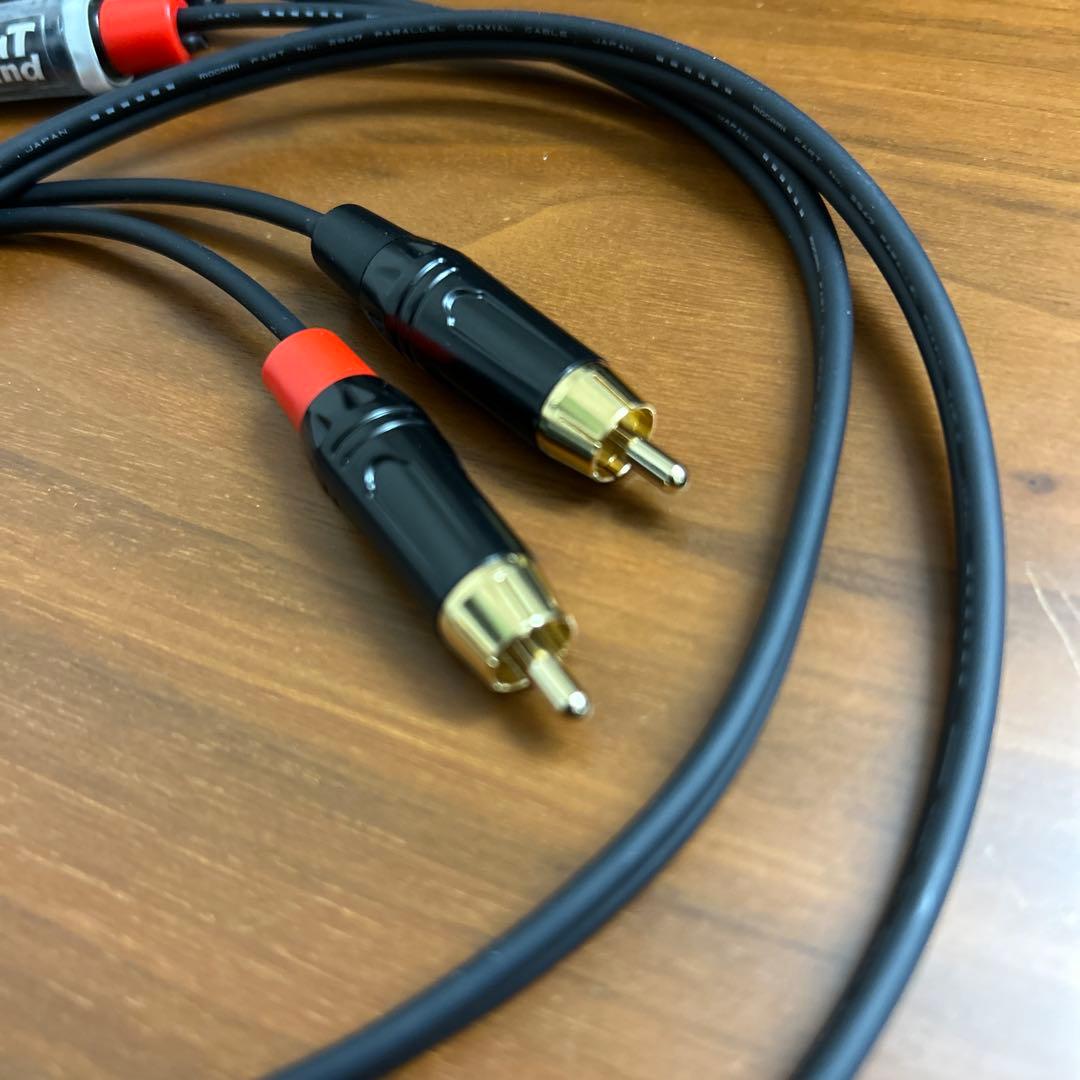 PRaT sound GRV-RISERのRCAケーブル　1m