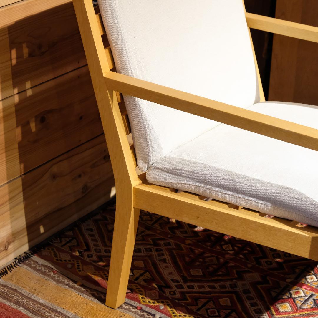 WISE・WISE ワイスワイス AKI アキラウンジチェア オーク材