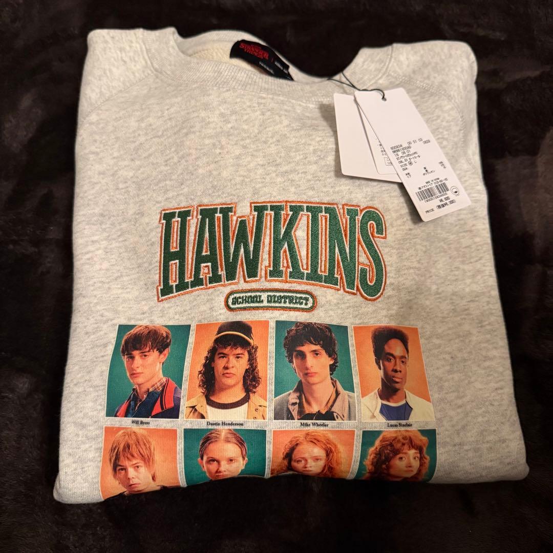 ストレンジャーシングス ニコアンド アソートスウェットプルオーバーオートミールM