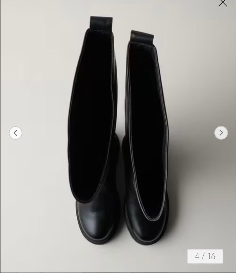 大幅お値下げ【新品】REMME 本革 レザー ニーハイブーツ 37