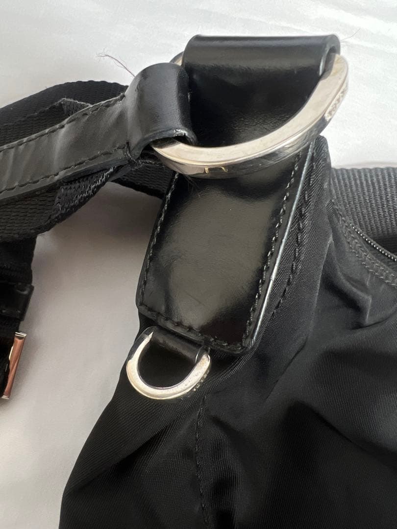 バッグ PRADA nylon utility shoulder bag black