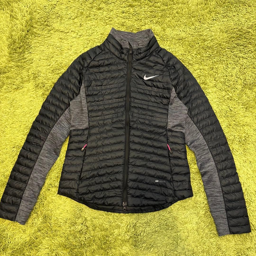 NIKE GOLF ナイキゴルフ エアロロフト 中綿ジャケット ブラック Ｓ