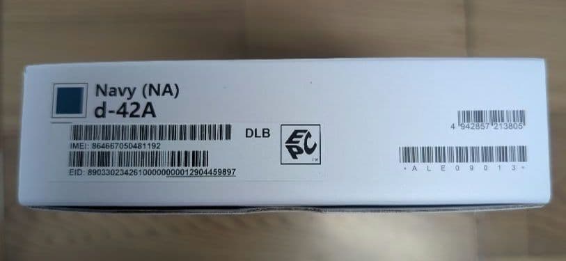 dtab Compact d-42A ネイビー 箱、付属品アリ