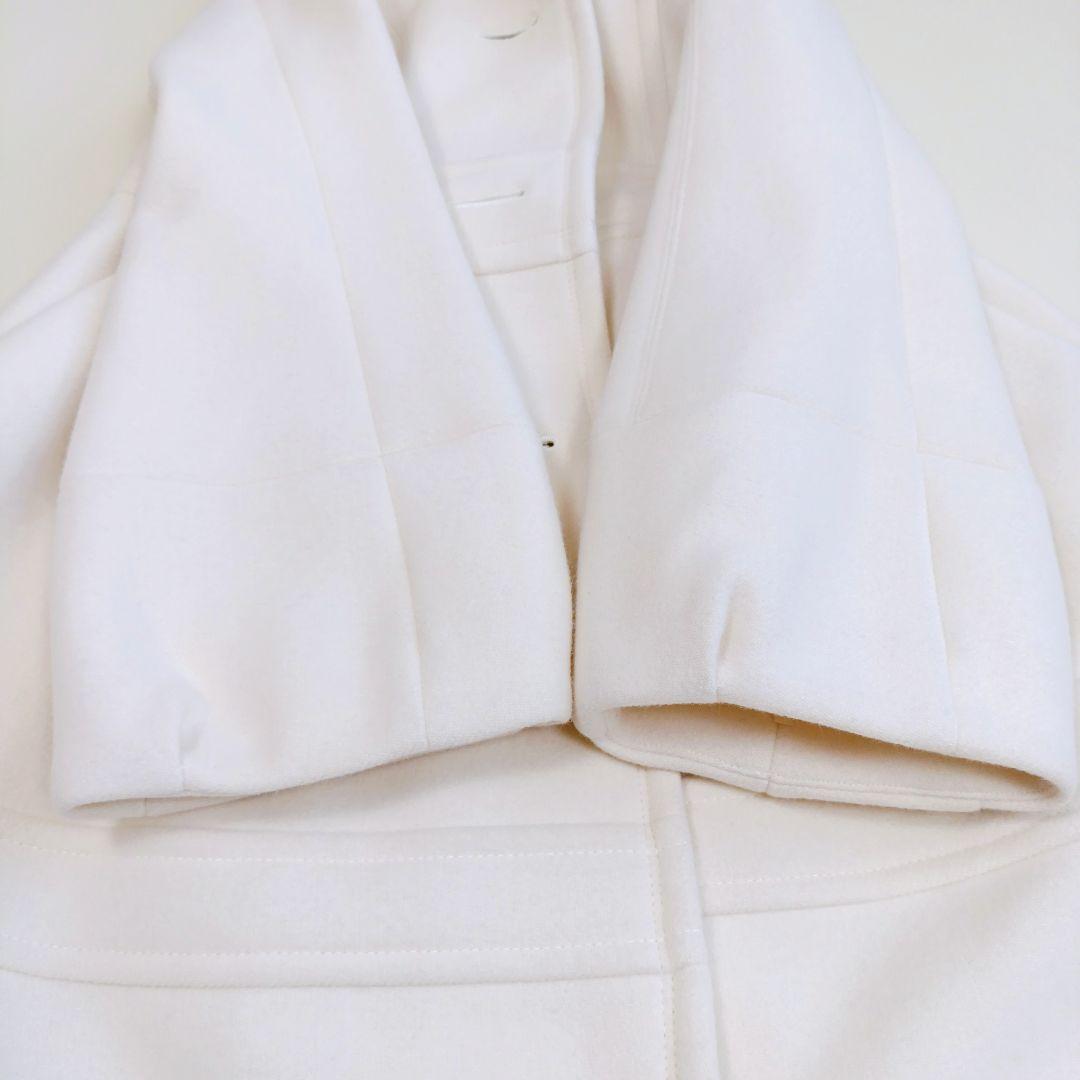 バーバリーブルーレーベル　アンゴラ ウールコート　フレア　バルーンスリーブ　38