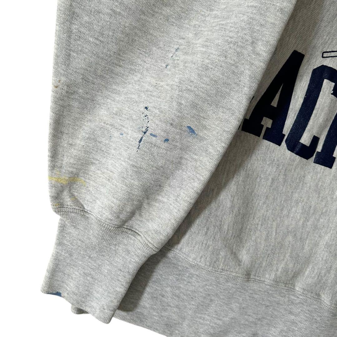 USA製 90sチャンピオン リバースウィーブ バージニア大学 ペンキ 襤褸 L