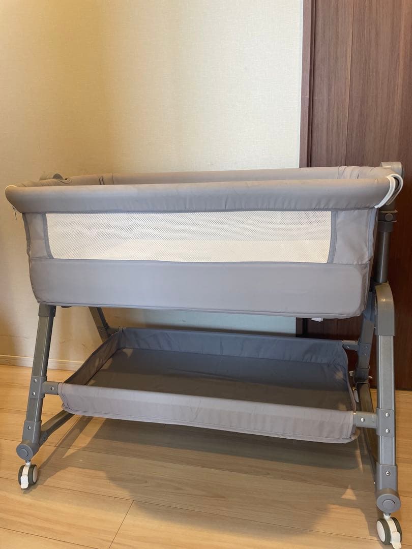 ［専用]美品　HZDMJ グレー ベビーベッド