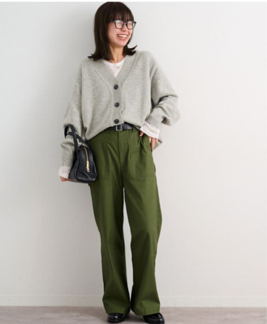 こ*の様 【極美品】ジャーナルスタンダードレリューム　ハミルトンウールVネックカ