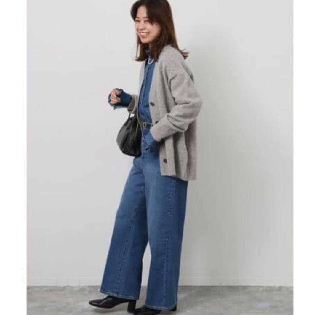 こ*の様 【極美品】ジャーナルスタンダードレリューム　ハミルトンウールVネックカ