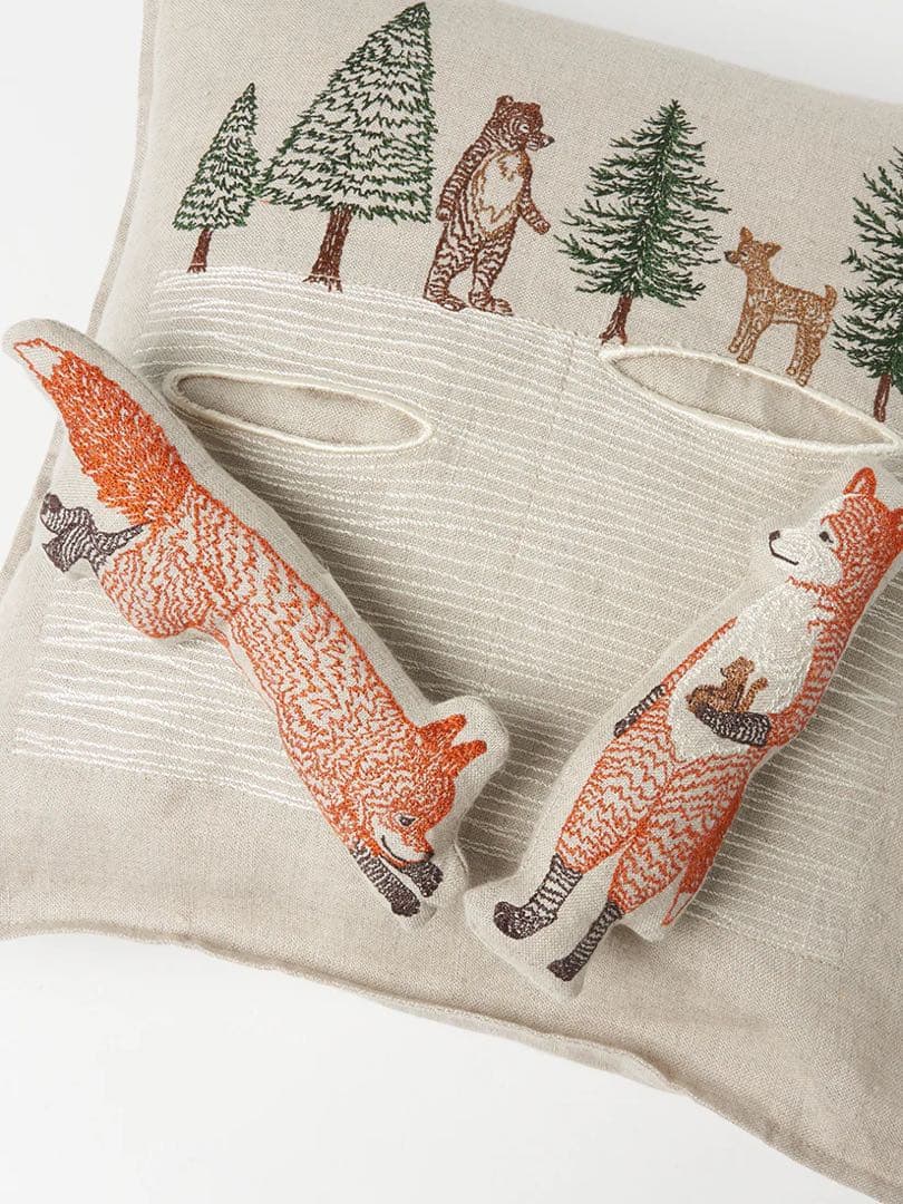 最終SALE⭐︎ Coral & Tusk ポケットクッションカバー きつね