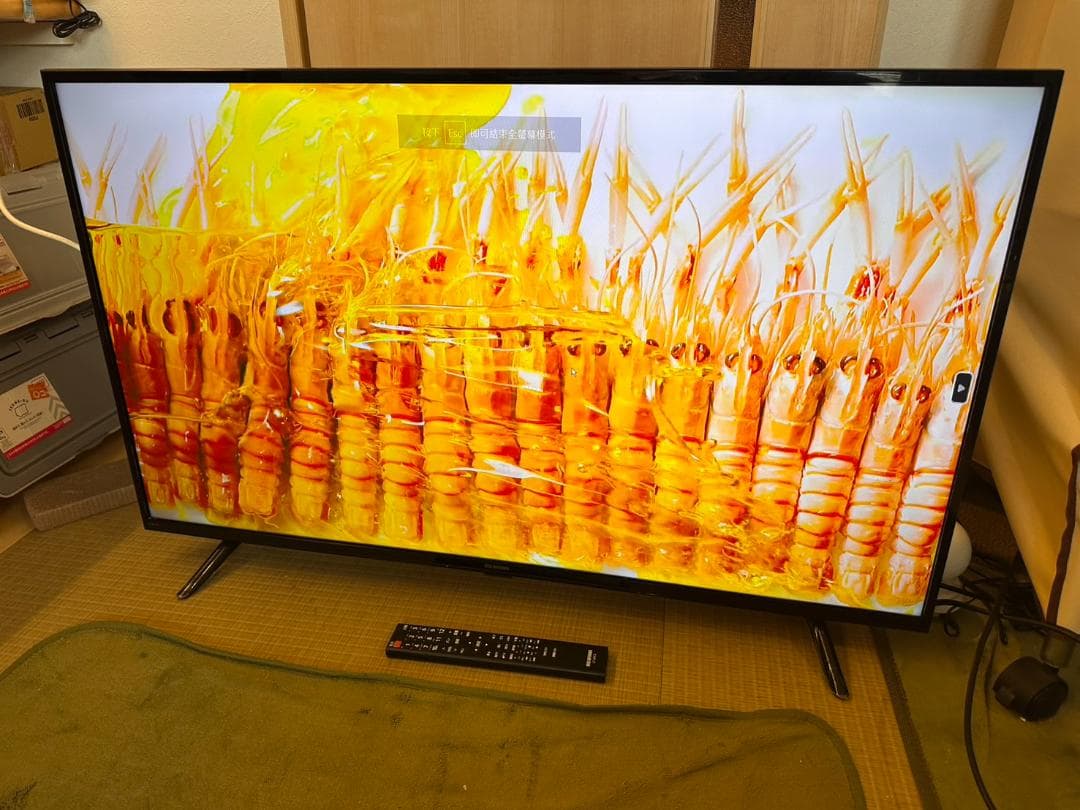 アイリスオーヤマ　IRISOHYAMA　4k対応　テレビ　43UB10PB　綺麗