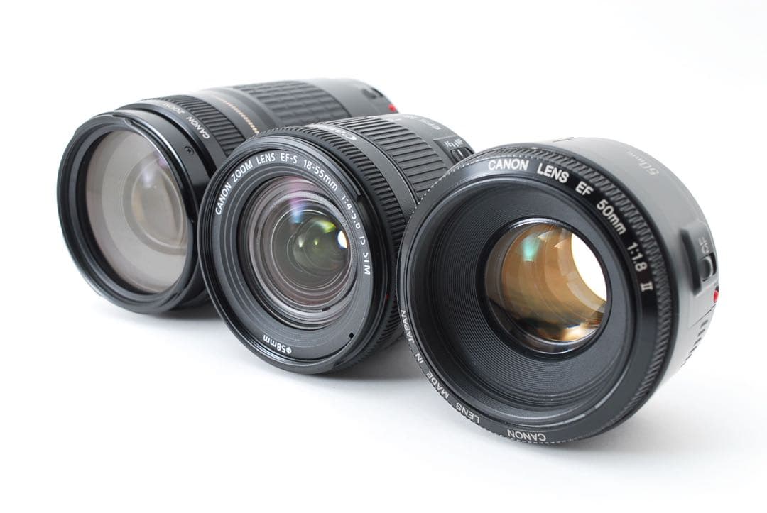 Canon EOS Kiss X9i標準&望遠&単焦点トリプルレンズセット
