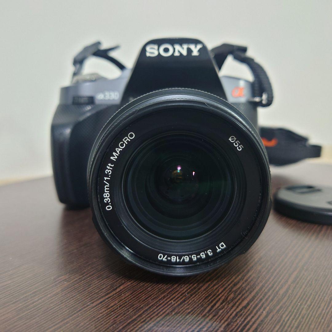 SONY α330 デジタル一眼レフカメラ レンズ付き