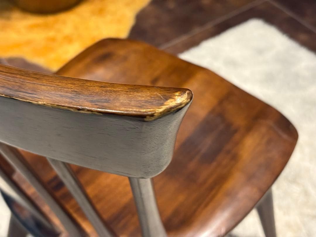 ①KASHIWA 柏木工　ウィンザーチェア　スポークチェア　アンティーク　SY