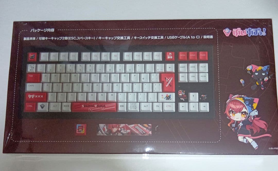 VSPO! GEAR ぶいすぽっ！　ゲーミングキーボード 猫汰つな