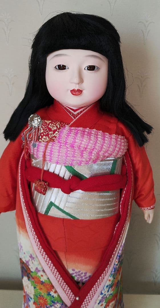 市松人形 日本人形 15号 約50㎝の立派な人形です