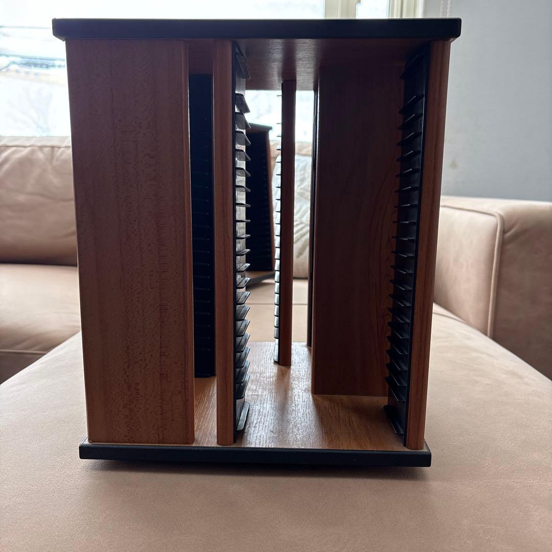 木製オープンシェルフ CD収納ラック