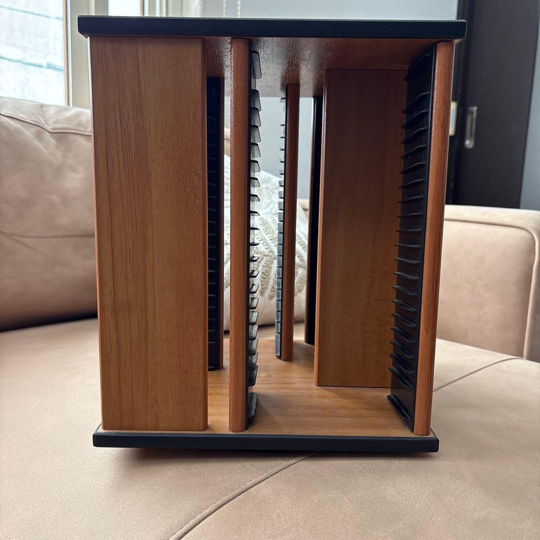 木製オープンシェルフ CD収納ラック