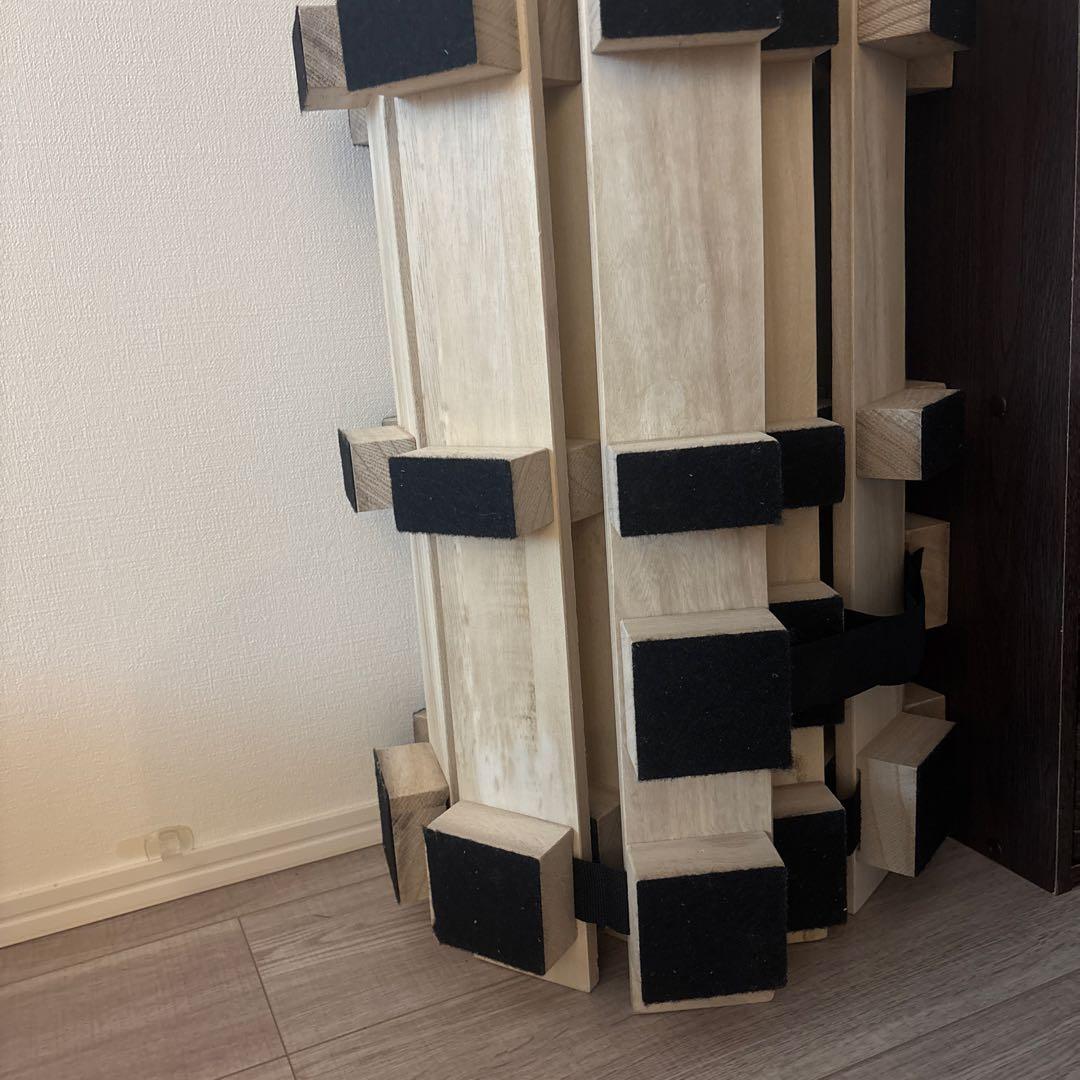 セミダブル すのこベッド 丸めて収納可能