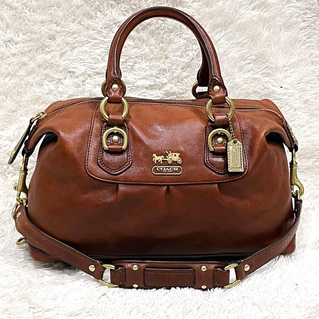 【美品】COACH マディソン サブリナ 2way ショルダーバッグ 12937