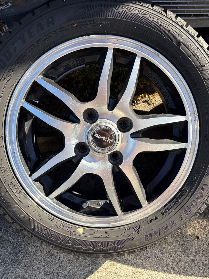ramrod2　ＧＹ　スタッドレスアルミセット　155/65R14 ２本②