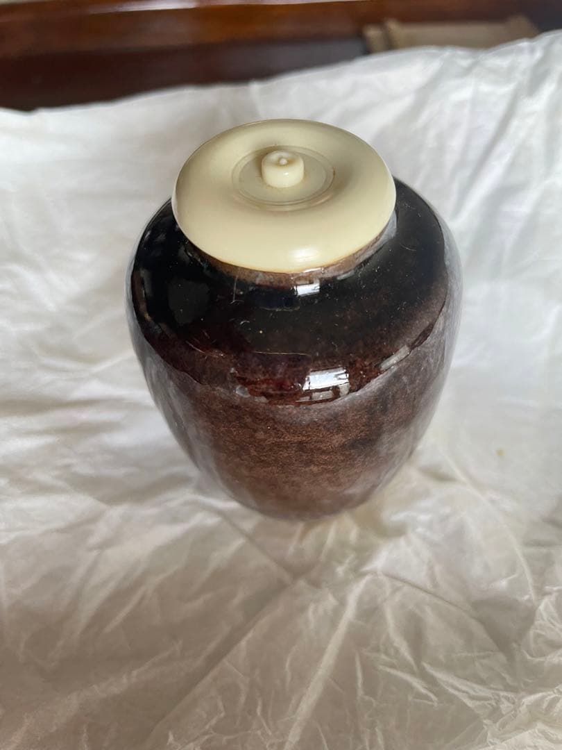 茶道具　肩衝茶入　喜山造