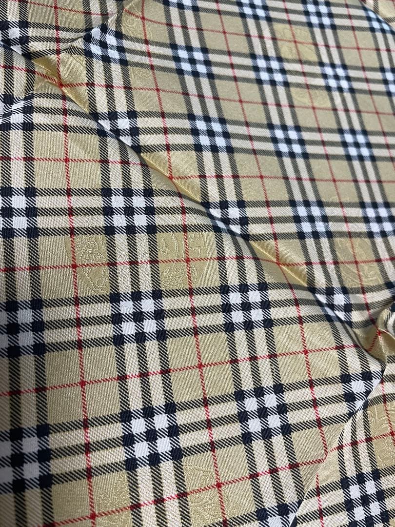 s*y様 シルク・コットンBurberrys チェック柄ハンカチ ーフ4枚セット