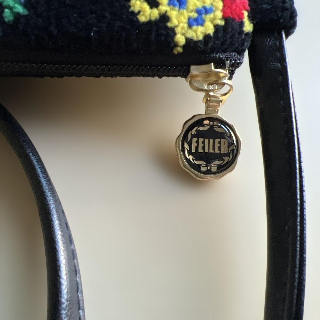 FEILER ブラック ハイジ ショルダーバッグ