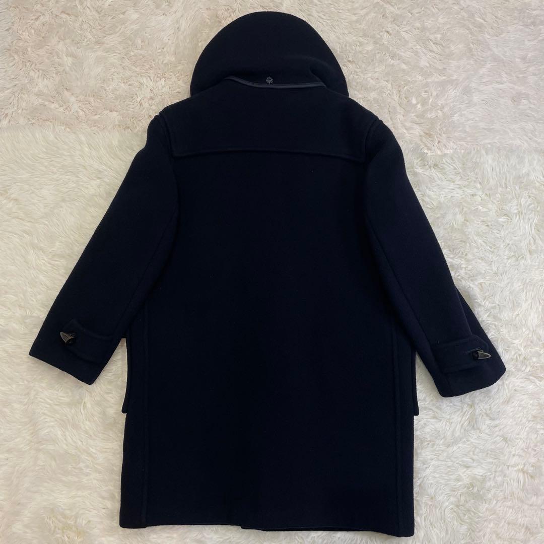 BURBERRYS ダッフルコート ネイビー ノバチェック ウール 英国製