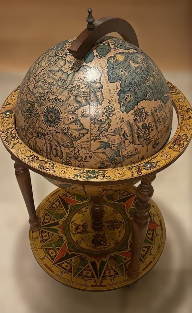 アンティーク　ワインセラー　ラック　キャビネット　キャスター付き　ビンテージ