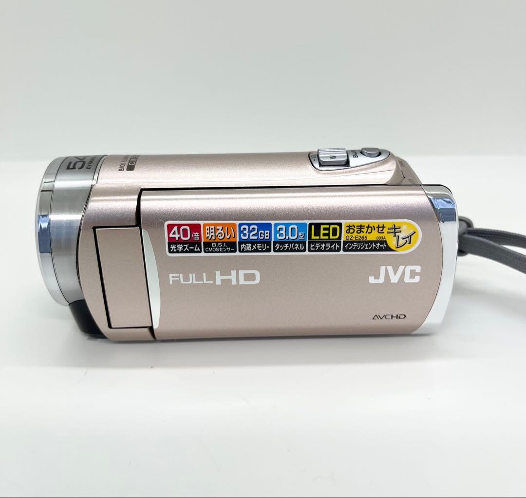 【美品】JVC GZ-E265 Everio ビデオカメラ ピンクゴールド
