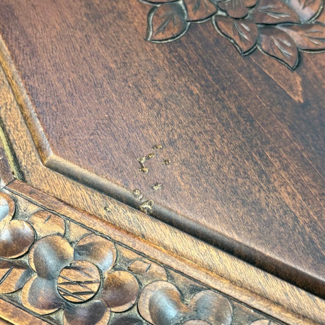 H21K31 アジアン家具 彫刻 キャビネット