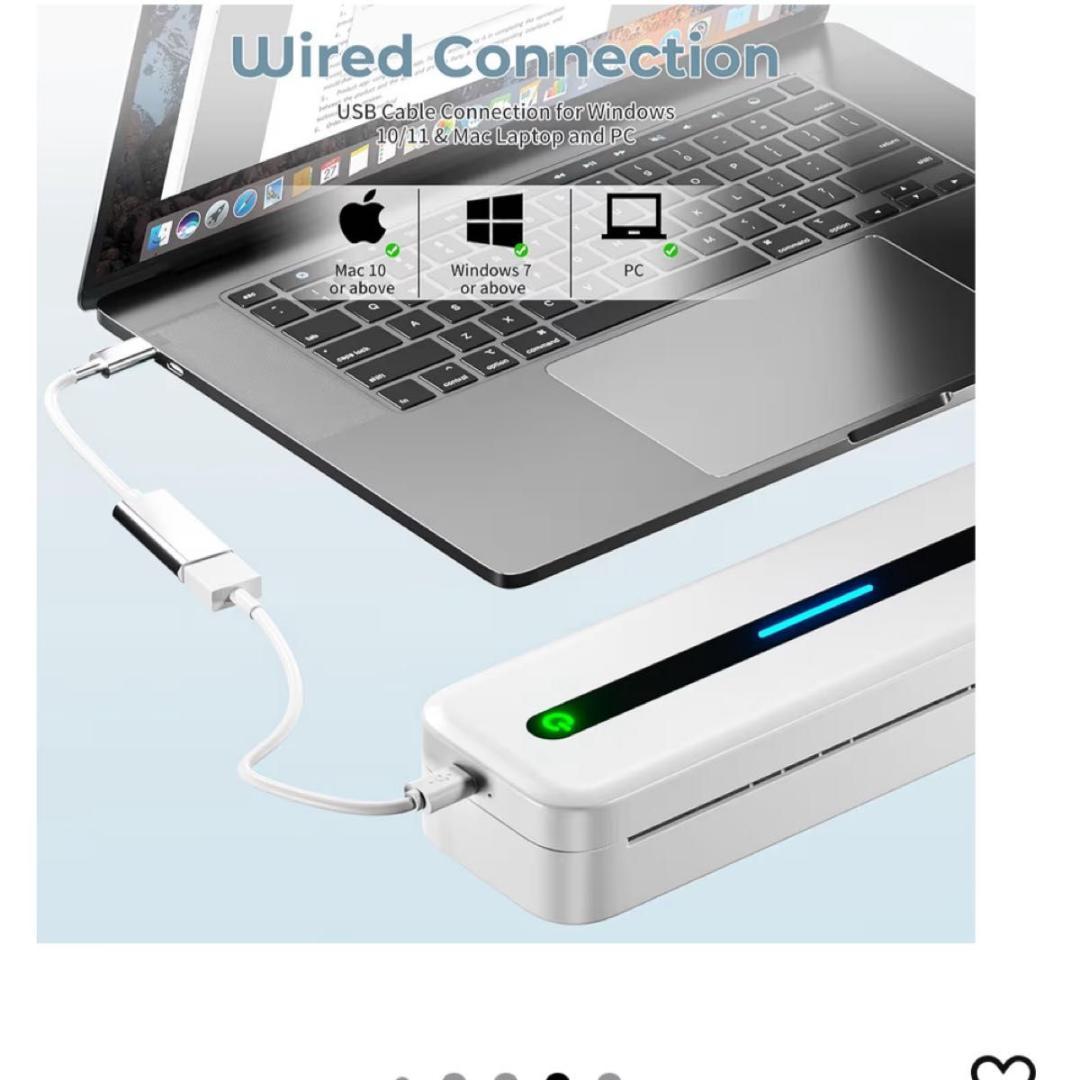 Pmo M832 スマホ プリンター モバイルプリンター a4 感熱紙