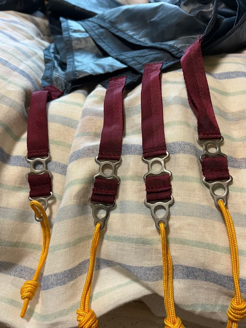 モンベル ステラリッジ4 レインフライ、グランドシート付