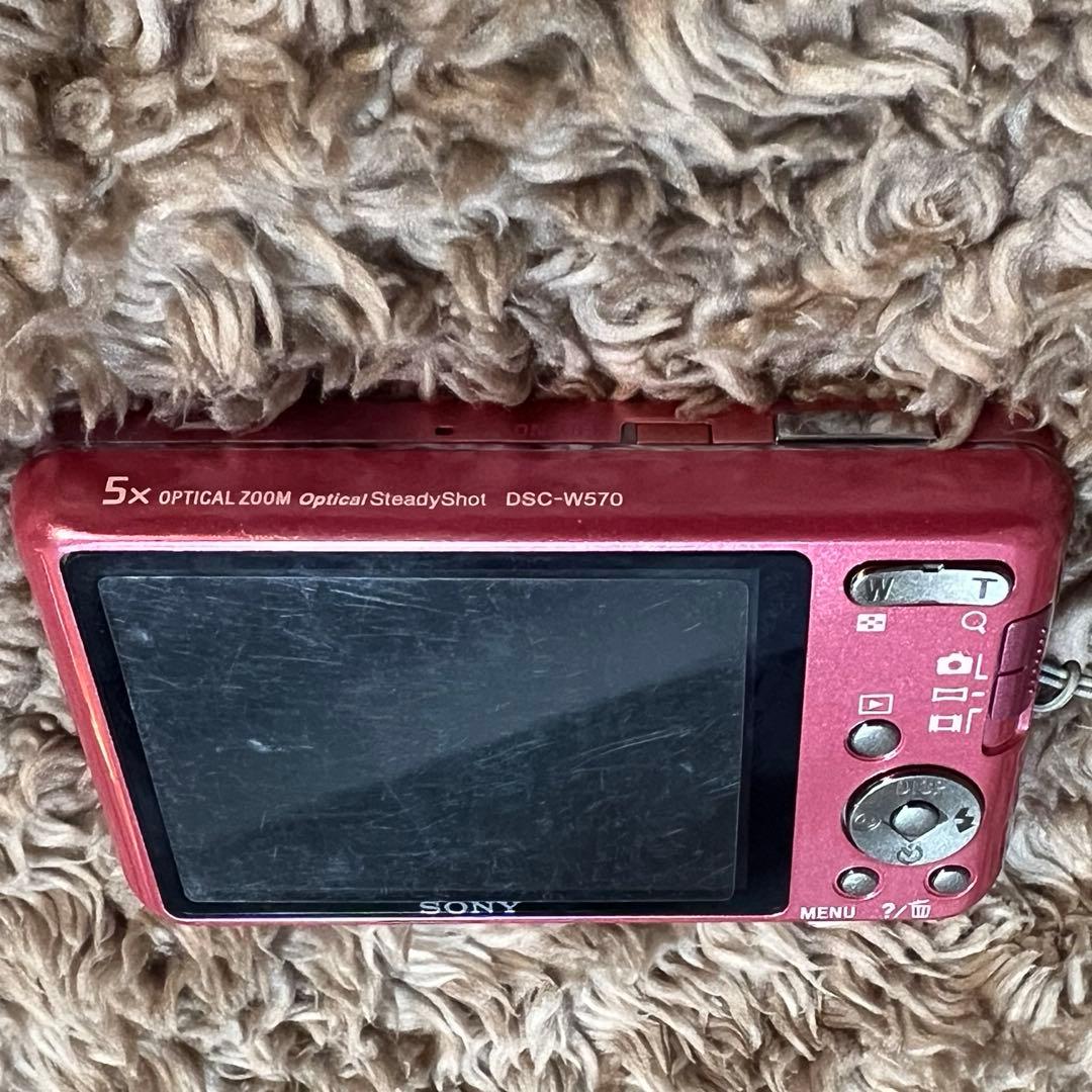 今週末まで【動作確認済】SONY Cyber-shot DSC-W570 ピンク