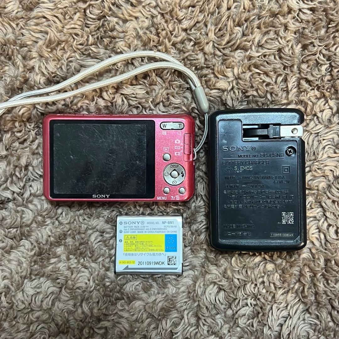 今週末まで【動作確認済】SONY Cyber-shot DSC-W570 ピンク