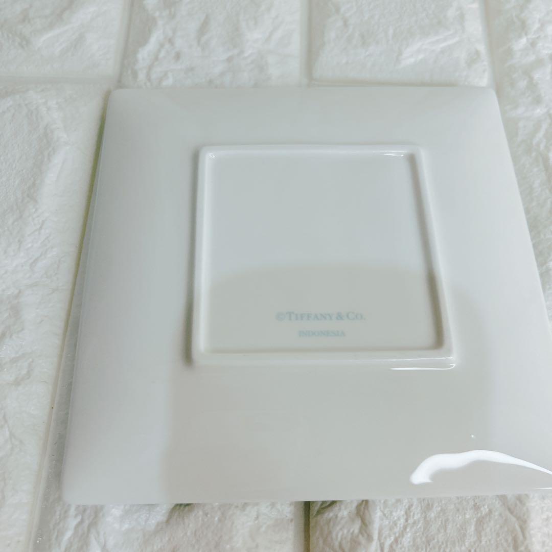 Tiffany & Co. ブルーボウデザートプレート2枚セット　ペア