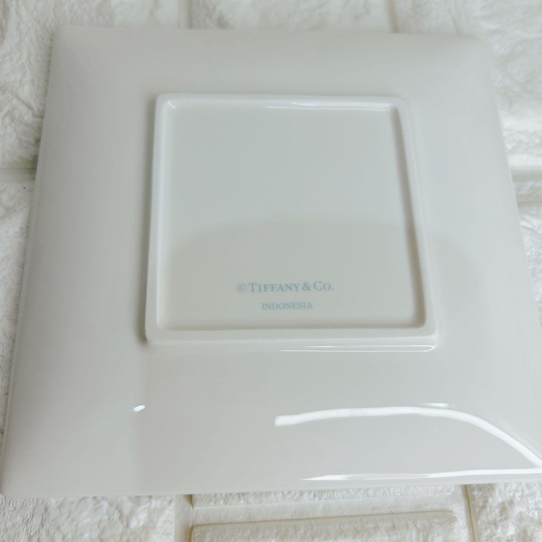 Tiffany & Co. ブルーボウデザートプレート2枚セット　ペア