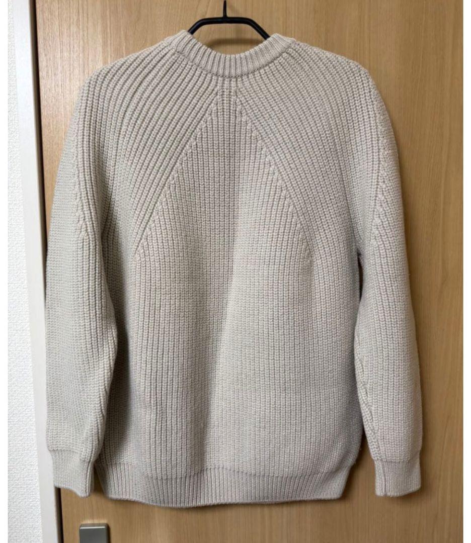 バトナー シグネチャークルーネックニット 3 アイボリー系