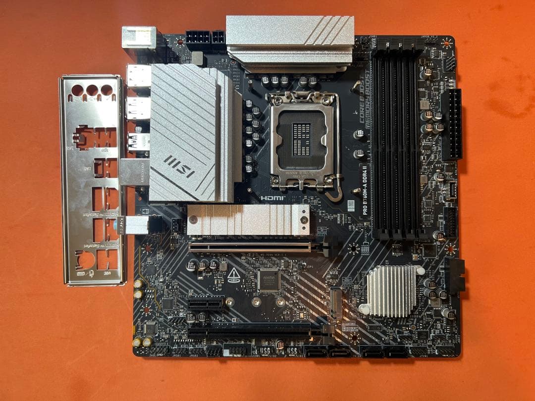 MSI PRO B760M-A DDR4 ⅠI intel12/13/14世代