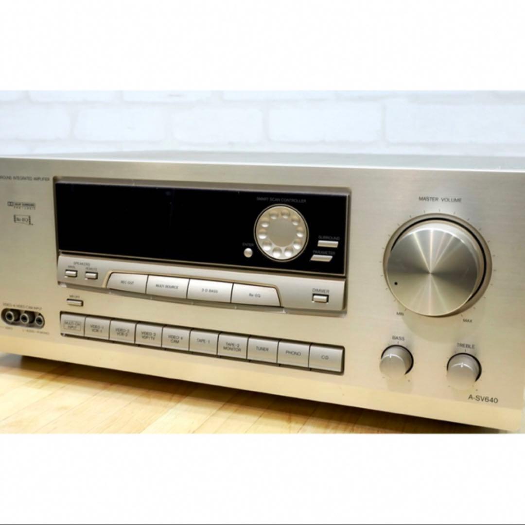 ◆ONKYO オンキョー A-SV640 AVアンプ 単体コンポ 音楽①