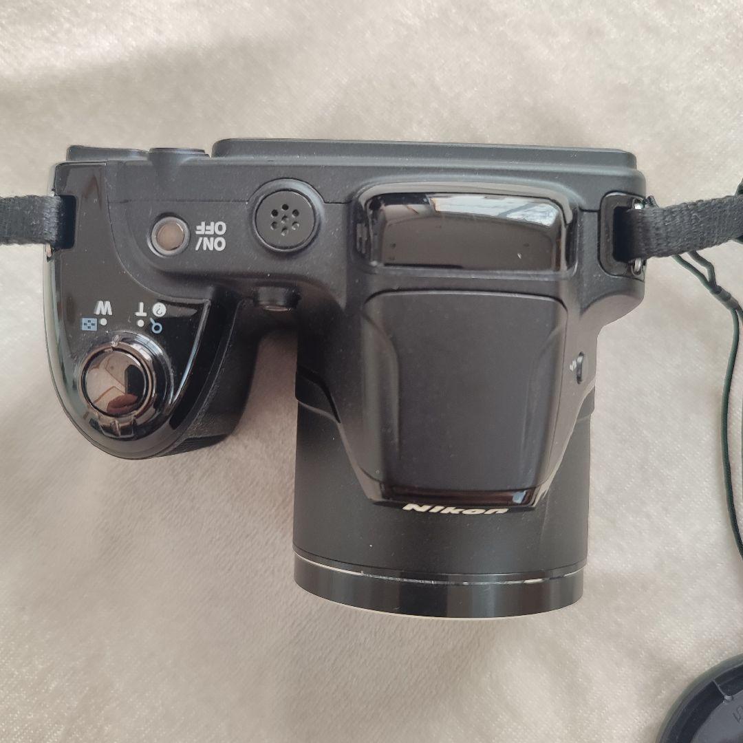 【美品】COOLPIX L340 デジカメ　箱＆アルバム付き　黒 ブラック