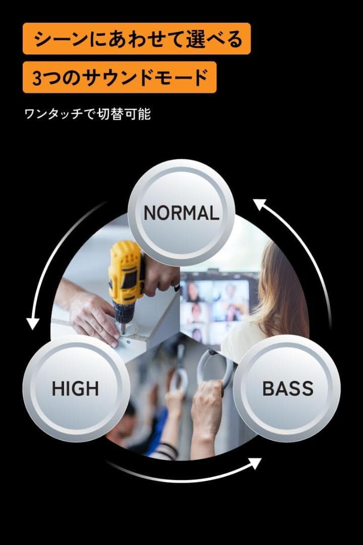 JVCケンウッド Victor ワイヤレスイヤホン：HA-NP39T-G