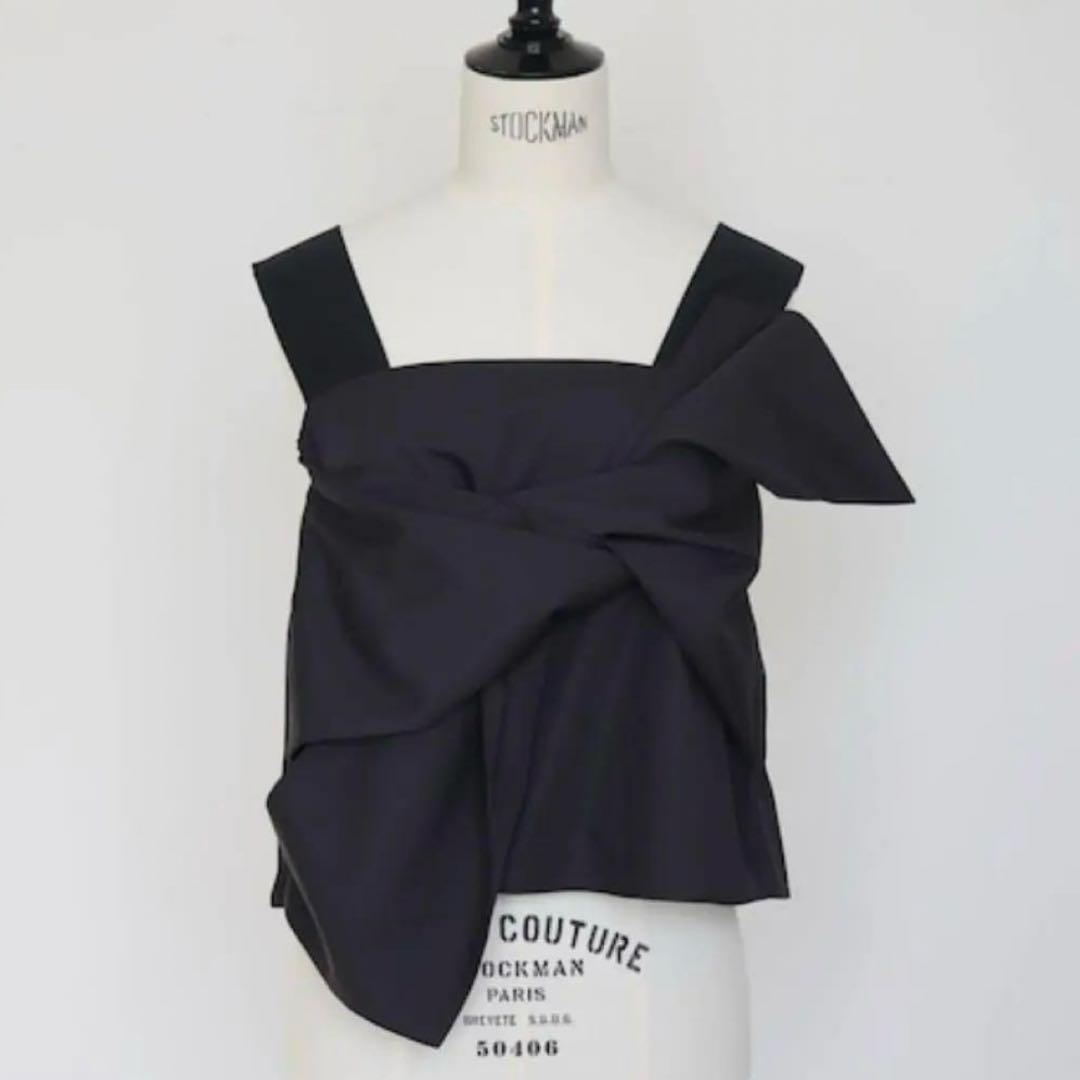 美品 gypsohila ジプソフィア クロワッサンビスチェ 黒　36