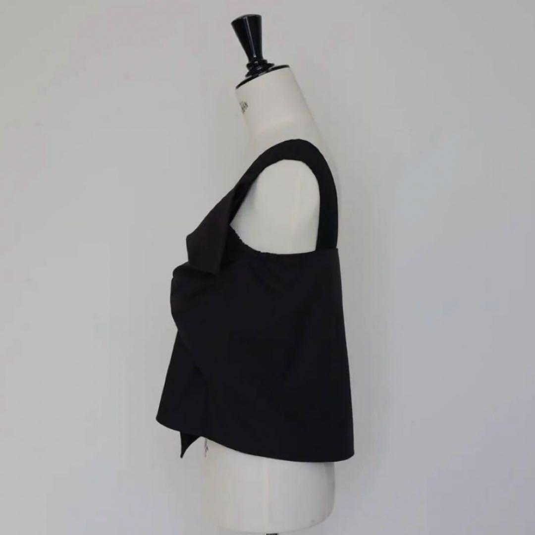 美品 gypsohila ジプソフィア クロワッサンビスチェ 黒　36