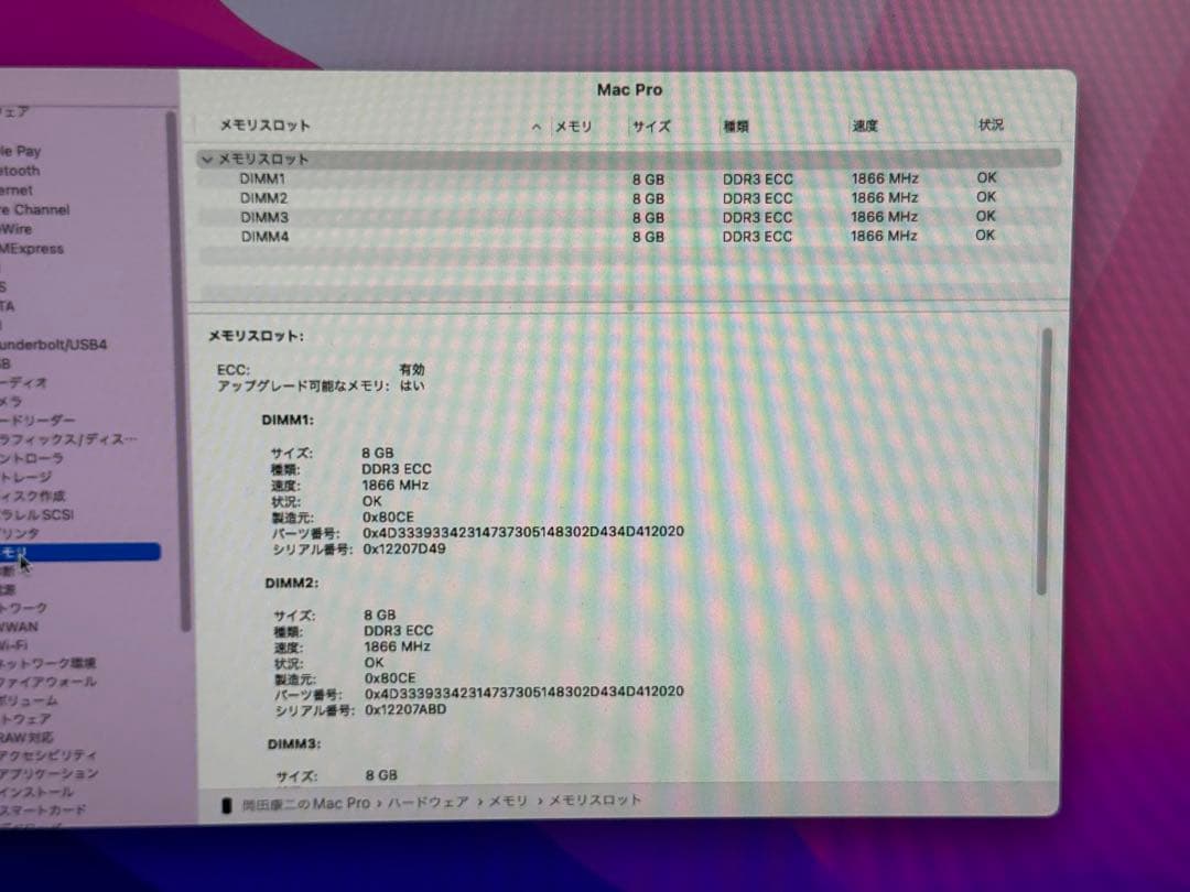 Mac Pro 2013 10コア メモリ32GB 元箱有り